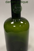 Holmegaard Kunstglas Vase / Flaske af Otto Brauer i grøn farve