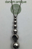 Georg Jensen Sterling Sølv Halskæde med Vedhæng No. 441 Cave Jacqueline Rabun