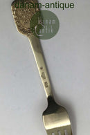 Anton Michelsen Mindegaffel &nbsp;Forgyldt Sterling Sølv 1949