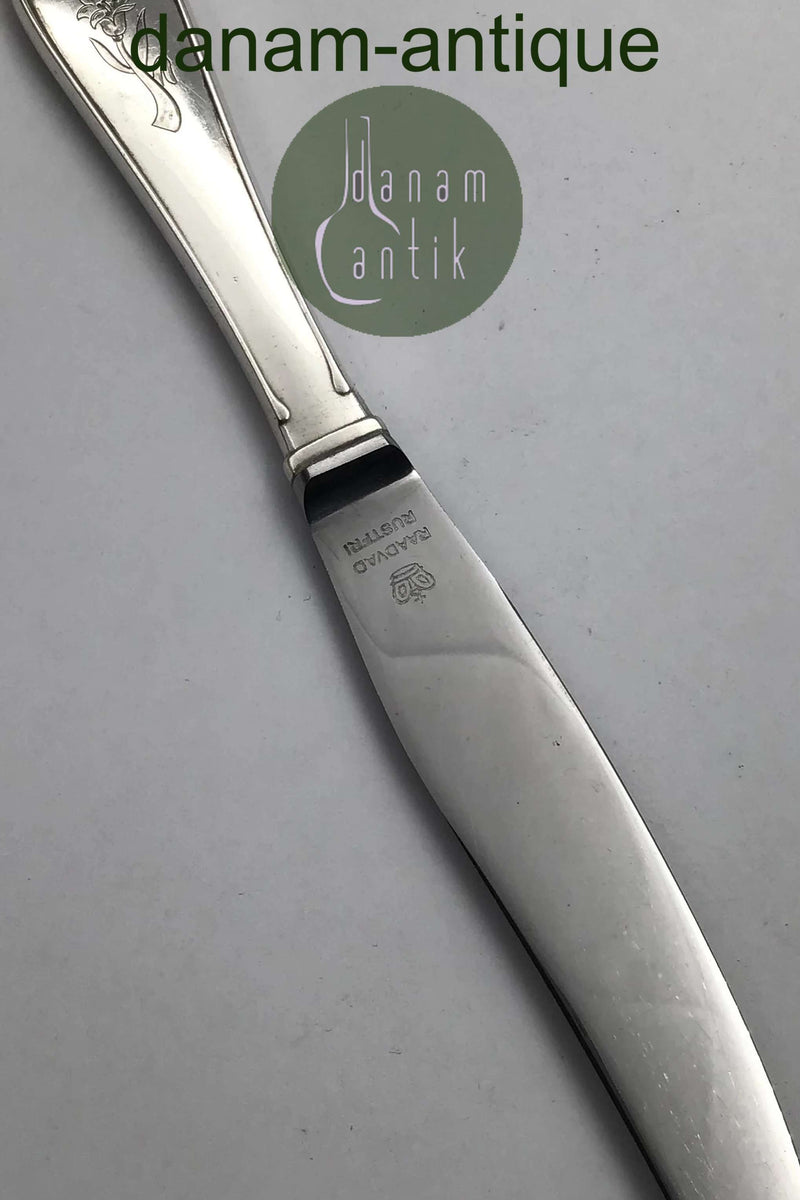 Hans Hansen Sølv / Sterling Sølv Arvesølv No 10. Frokostkniv