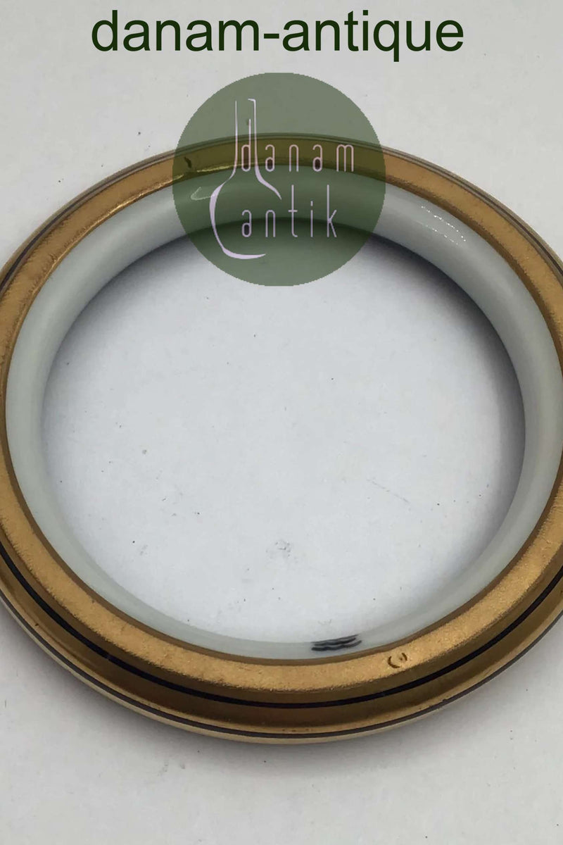 Royal Copenhagen Porcelæn Armring Sort / Guld