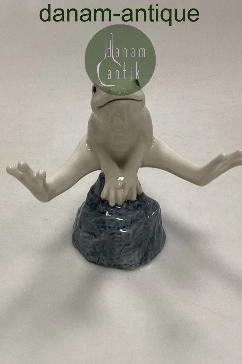 Royal Copenhagen Good Luck Frogs Figur - Hvid Frø No. 558