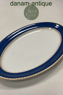 Royal Copenhagen Liselund Mørkeblå Ovalt fad No 374