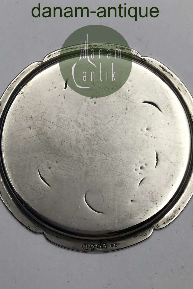 Georg Jensen Sterling Sølv Glasbakke No. 45 (1909 - 1914)