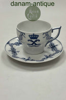 Royal Copenhagen Musselmalet Dronning Louise Kaffekop og underkop