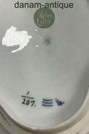 Royal Copenhagen Musselmalet Riflet låg til sovseskål No 207.