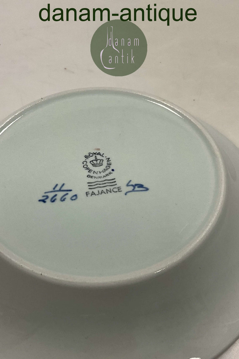 Royal Copenhagen / Aluminia Blå Tranquebar Skål No. 2660