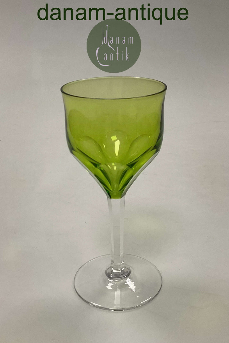 Oreste Holmegaard / Val. St. Lambert Hvidvinsglas / Grøn