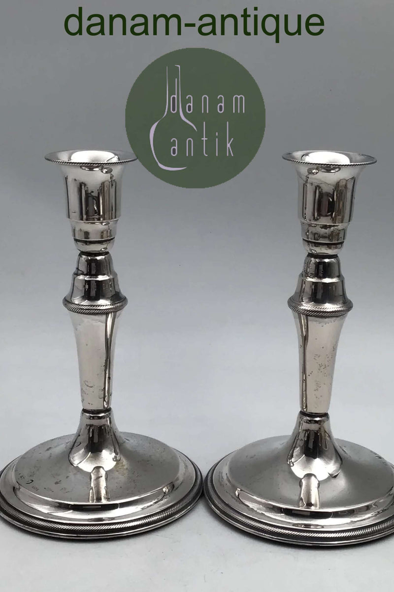 Svend Toxværd Sølv Lysestager (2)