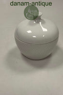 Royal Copenhagen Salto hvidt stel Sukkerskål Stor