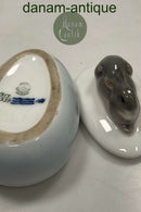 Royal Copenhagen Art Nouveau lågskål med Kanin No. 1614/1337