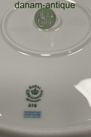 Royal Copenhagen White Magnolia with glazed relief Large Round Serving Dish No 376