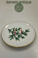 Bing og Grøndahl Juleminiatureplatte med grangren og Lyseholder No. 2814/5709