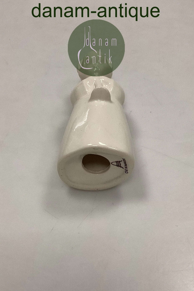 Aluminia Blanc de Chine Engel med horn Figur