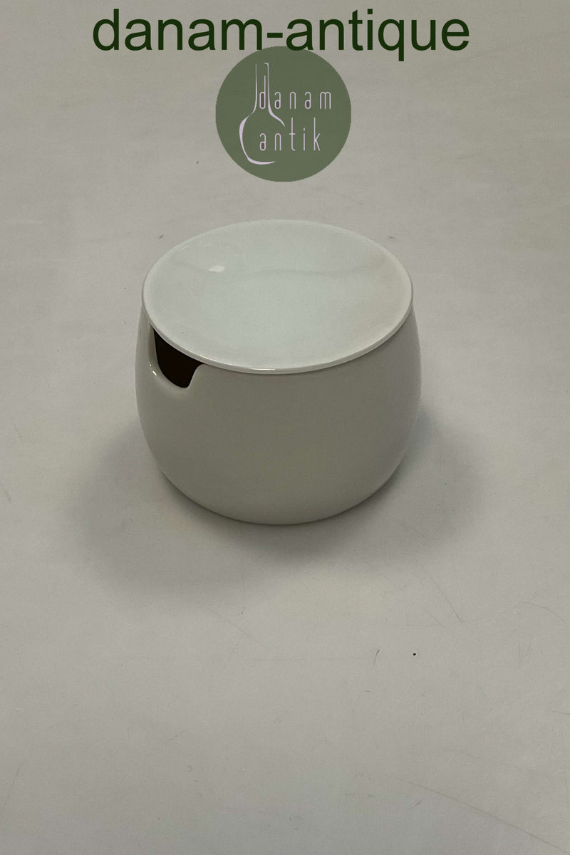 Bing og Grøndahl Henning Koppel Hvid Lille Marmelade eller Sukkerskål No 552