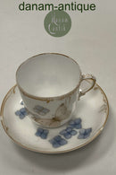 Tidlig Royal Copenhagen Art Nouveau Kop og underkop No 11