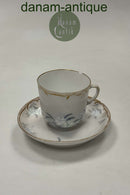 Tidlig Royal Copenhagen Art Nouveau Kop og underkop No 12