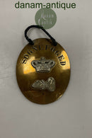 Antik Dansk Politiskilt Sognefoged