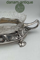 Bernard Hertz Art Nouveau Sølv / Glas Jardiniere fra 1913