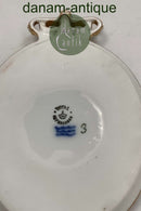 Royal Copenhagen Silhouette Flora Danica Royalty plate King Christian IX No RC-S1.