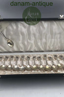 Anton Michelsen Sterling Sølv / Emalje Moccaskeer 6 + 6 (+1)