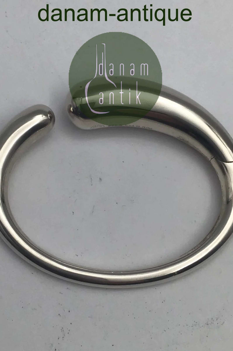 Georg Jensen Sterling Sølv Armring Mercy (Hængslet) No. 634 B