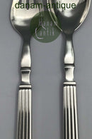 Georg Jensen Sterling Sølv Bernadotte Salatsæt No. 131