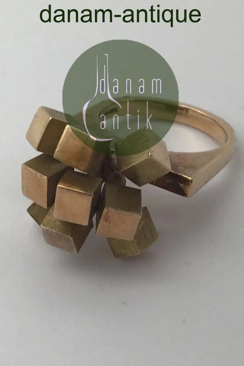 Hans Hansen 14 Kt Guld Ring Moderne