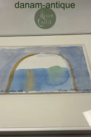 Inger Hanmann Akvarel Maleri i ramme 3