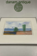 Inger Hanmann Akvarel Maleri i ramme 2