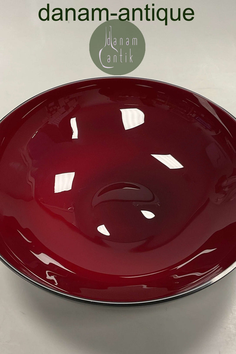 Holmegaard Cocoon Skål prototype i Rød