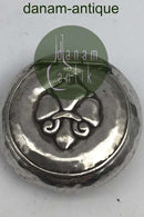 Bernhard Hertz Sølvplet Fransk Lilje Pilleæske