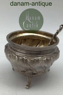 Fransk Sølv Saltkar + Saltske