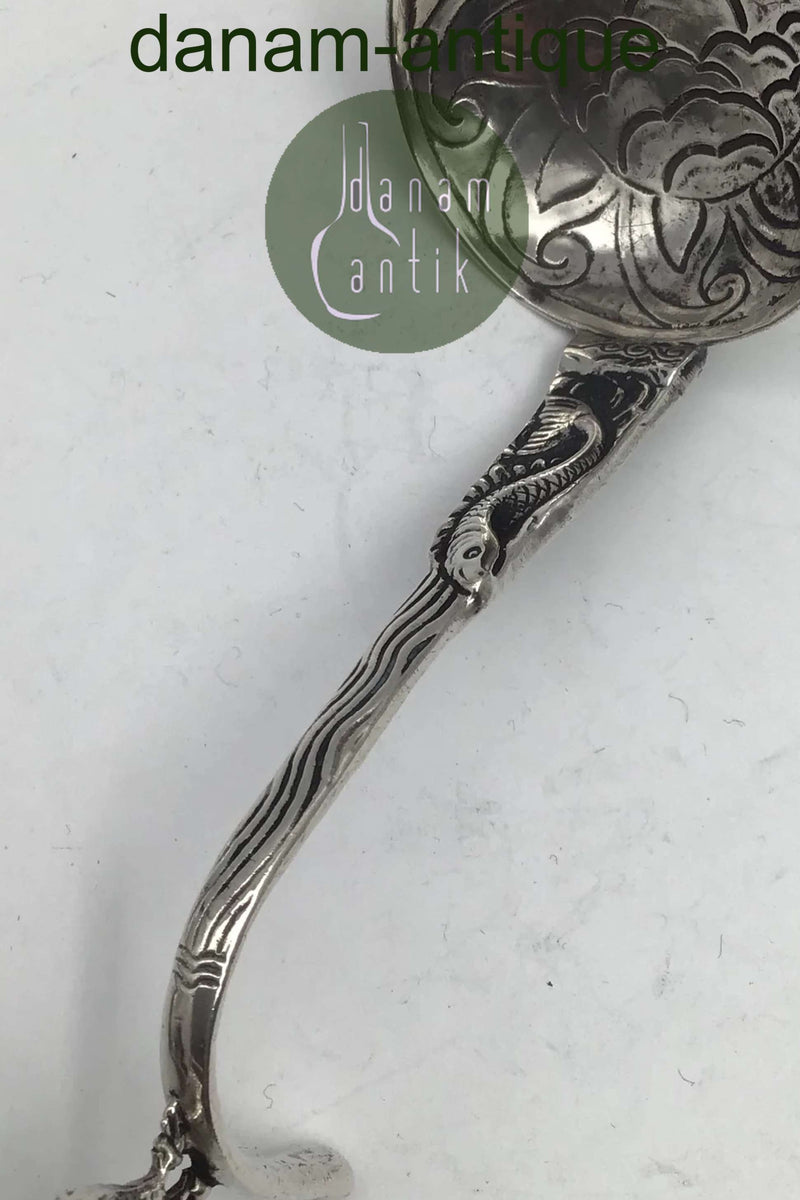 Dansk ? Sølv Ornamental Ske