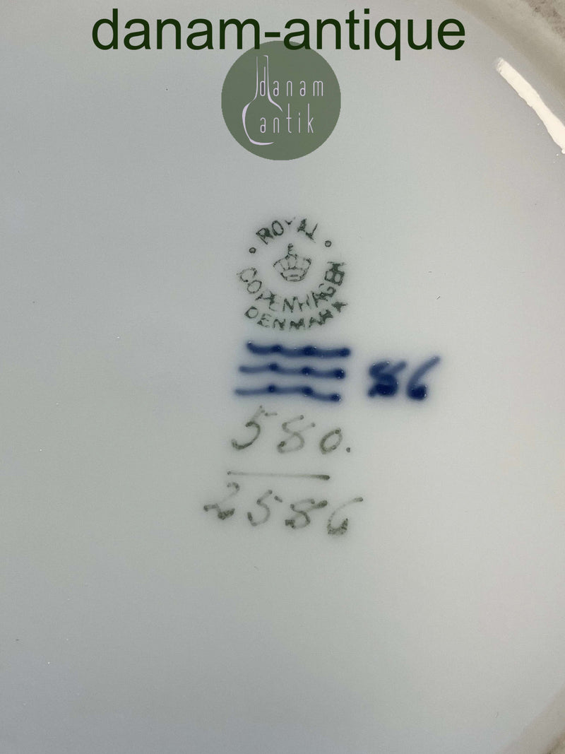 Royal Copenhagen Art Nouveau Vase with Flowers No. 580 / 2586