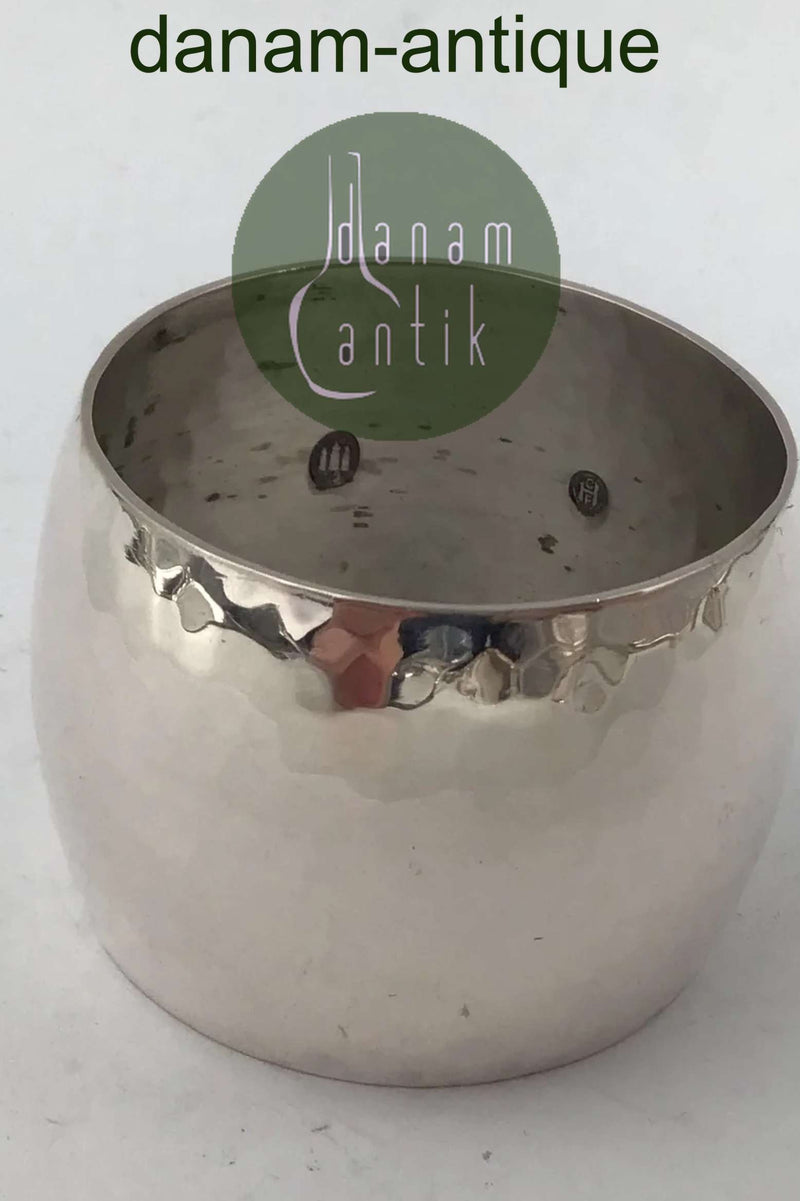 Dansk Sølv Hammerslået Servietring