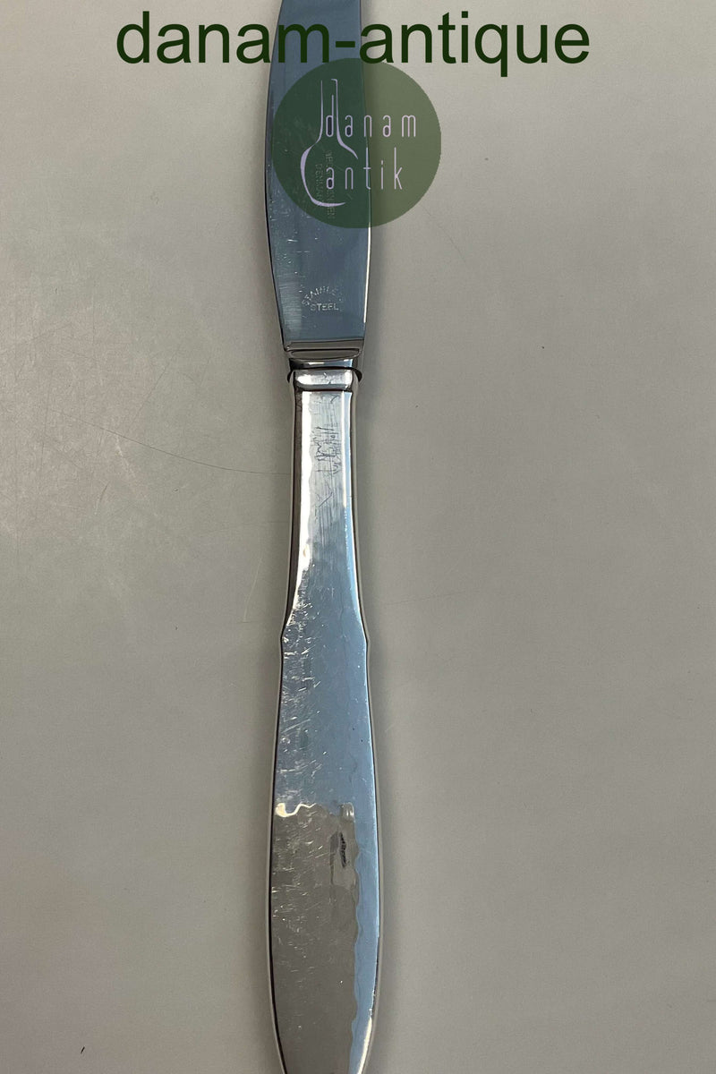 Georg Jensen Sølvplet Mermaid Frokostkniv langt skaft