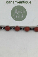 Hans Hansen Sterling Sølv Broche (Koral)