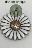 A Michelsen Forgyldt Sterling Sølv Marguerit Vedhæng