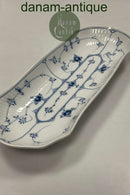 Royal Copenhagen Musselmalet Riflet aflangt Fad No. 297