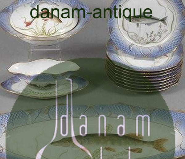 ロイヤルコペンハーゲン ブルーフィッシュセット 8人用 プレート