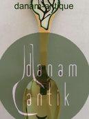 Anton Michelsen Gilded Sterling Silver Christmas Spoon 1997. In good condition