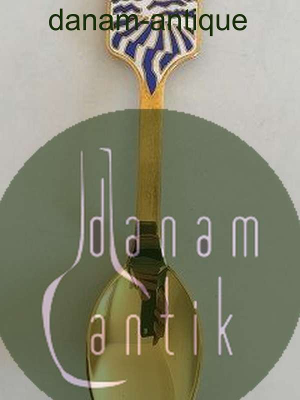 A. Michelsen Juleske 1986 Forgyldt Sterling Sølv med Emalje