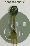 A. Michelsen 1983 Julegaffel Forgyldt Sterling Sølv med emalje