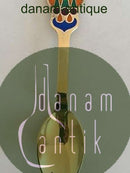 A. Michelsen 1979 Juleske Forgyldt Sterling Sølv med Emalje