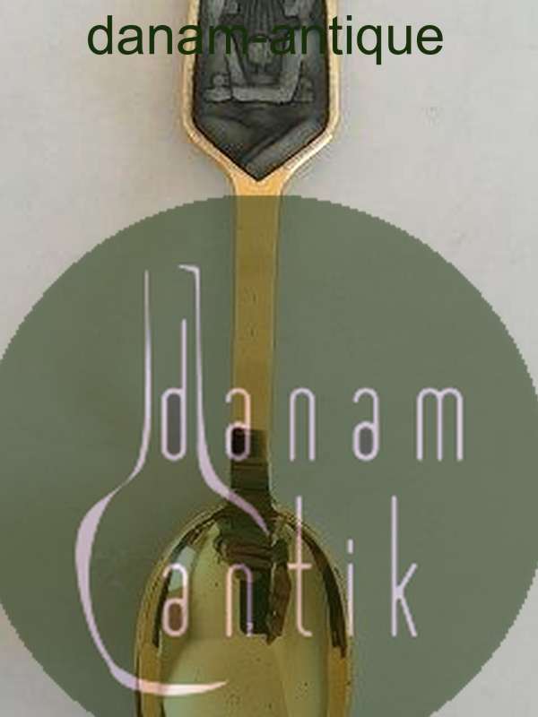 A. Michelsen 1973 Juleske Forgyldt Sterling Sølv med Emalje