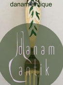 A. Michelsen 1970 Julegaffel Forgyldt Sterling Sølv med Emalje