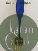 A. Michelsen 1961 Julegaffel  Forgyldt Sterling Sølv med Emalje