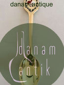 A. Michelsen 1951 Juleske Forgyldt Sterling Sølv med Emalje.