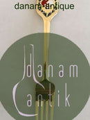 A. Michelsen 1951 Julegaffel Forgyldt Sterling Sølv med Emalje.